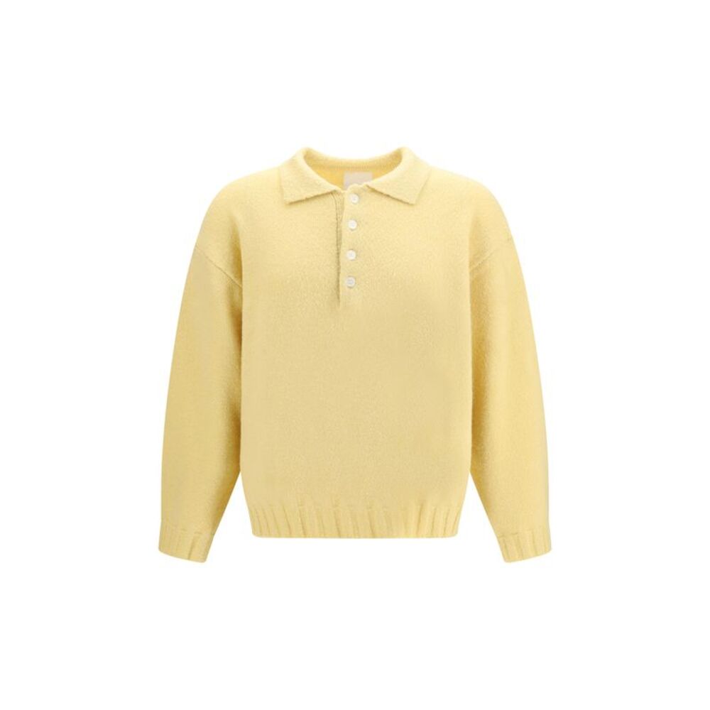 Found Men Long Sleeve Polo Sweater
